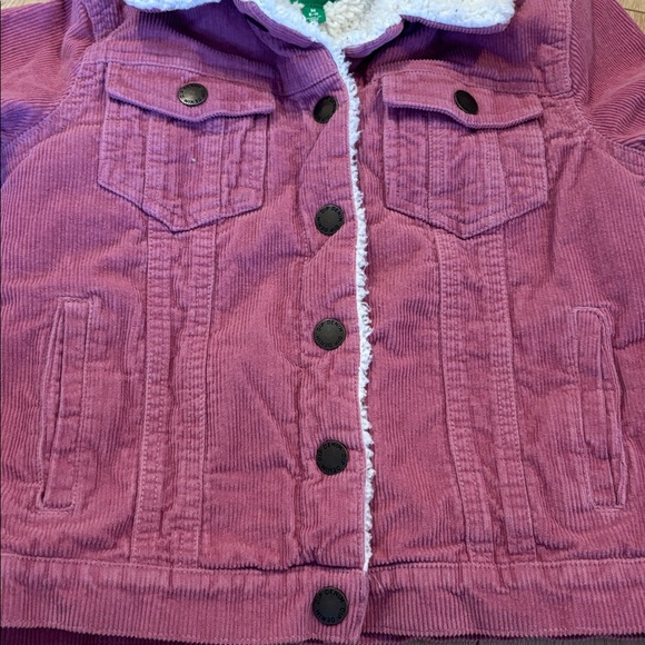 💙 Pink Corduroy Jean Jacket 💙 - Picture 3 of 7